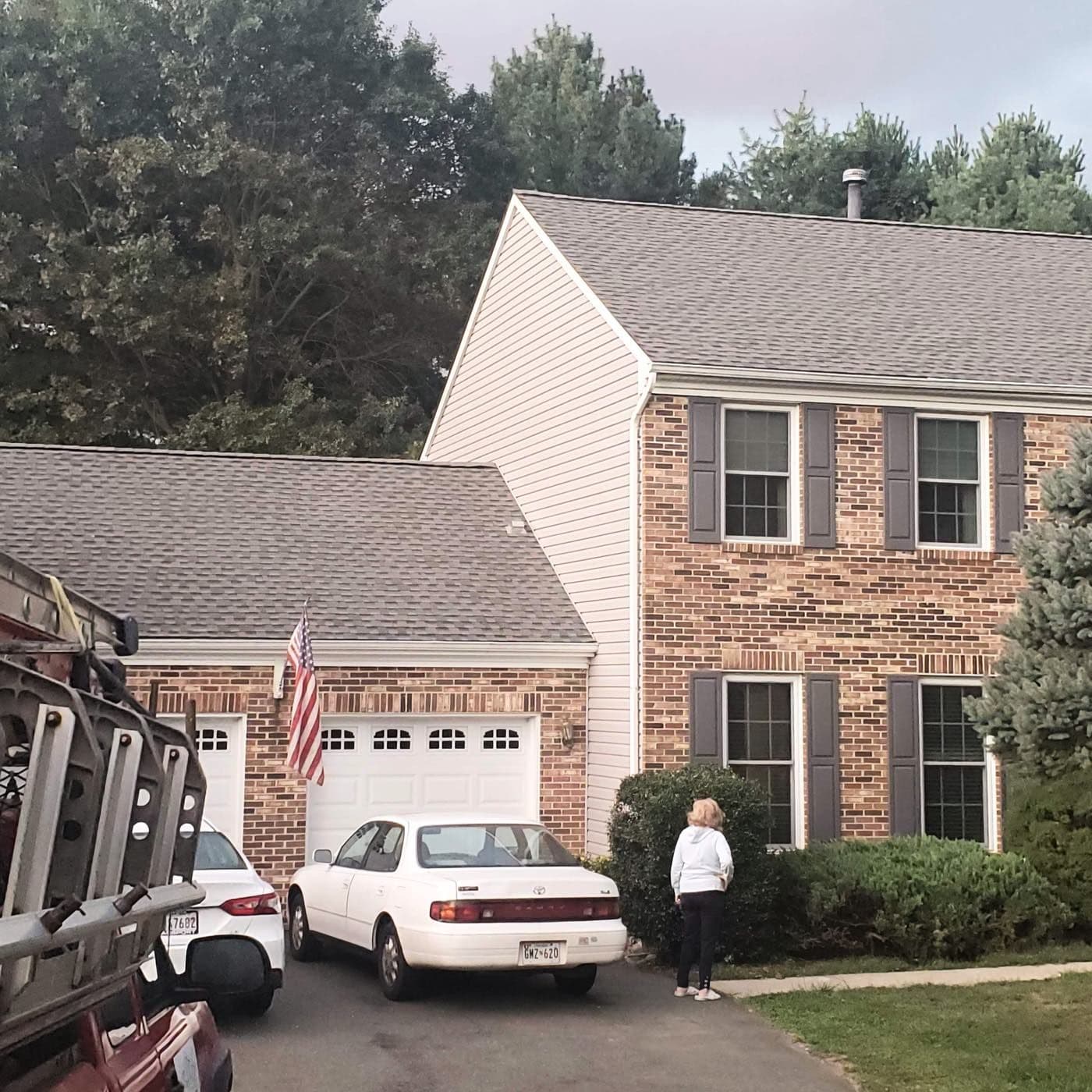 Replacement windows on a Crofton, Maryland home by Apper Construction