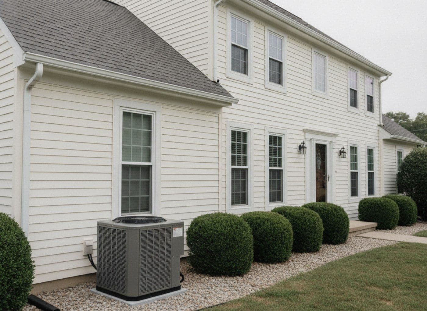 Energy-efficient replacement windows on a Woodlawn, MD home by Apper Construction